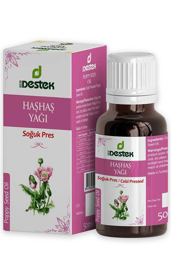 Haşhaş Yağı (Soğuk Sıkım) 50 ml