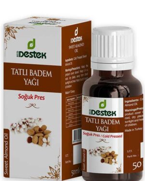 Tatlı Badem Yağı (Soğuk Sıkım) 50 ml