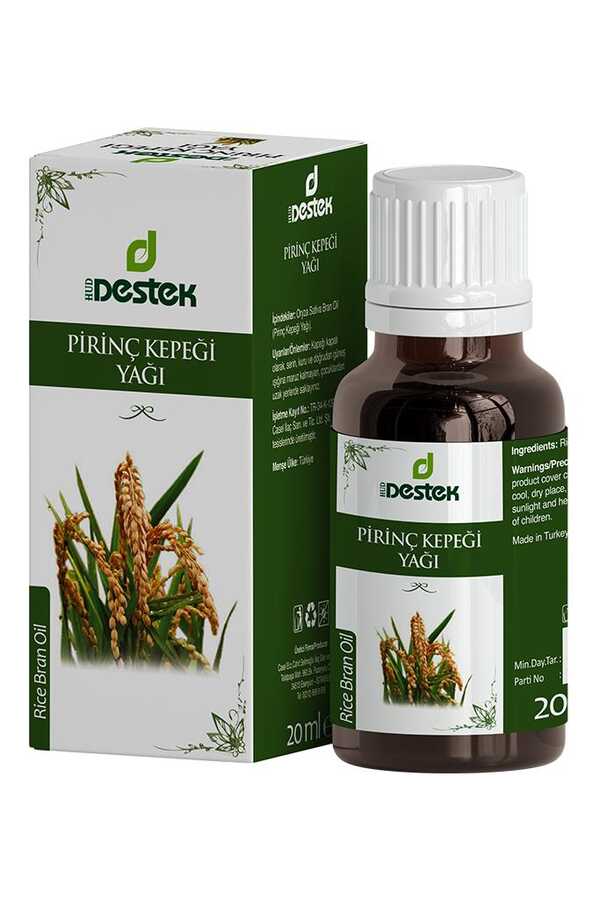 Pirinç Kepeği Yağı (Soğuk Sıkım) 20 ml