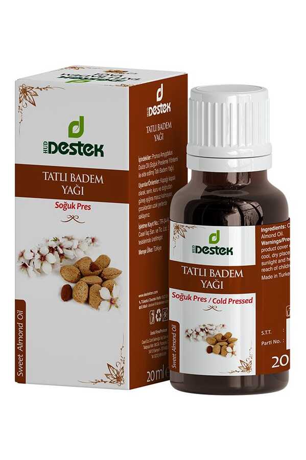 Tatlı Badem Yağı (Soğuk Sıkım) 20 ml