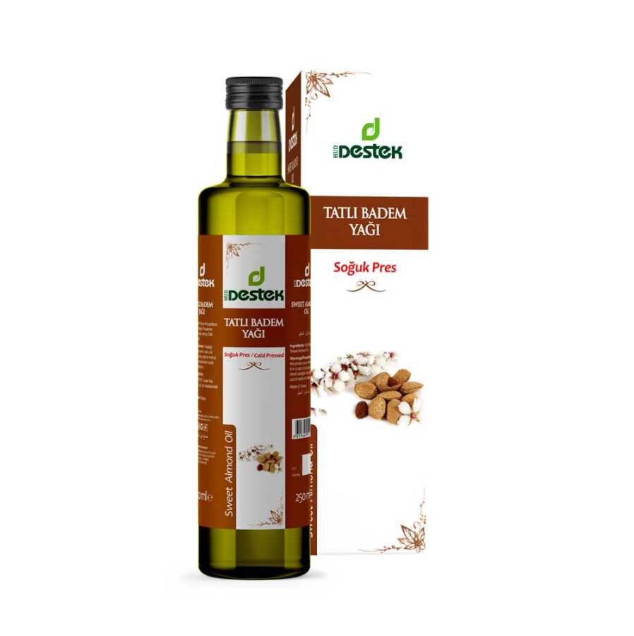 Tatlı Badem Yağı (Soğuk Sıkım) 250 ml