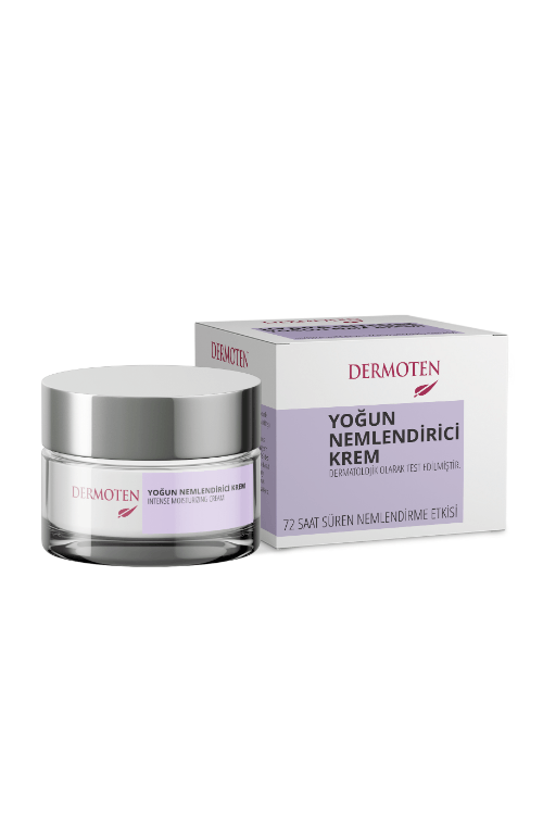 Dermoten 72 Saat Etkili Yoğun Nemlendirici Cilt Bakım Kremi 50 ml