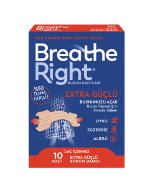 Breathe Right® Extra Güçlü Burun Bandı