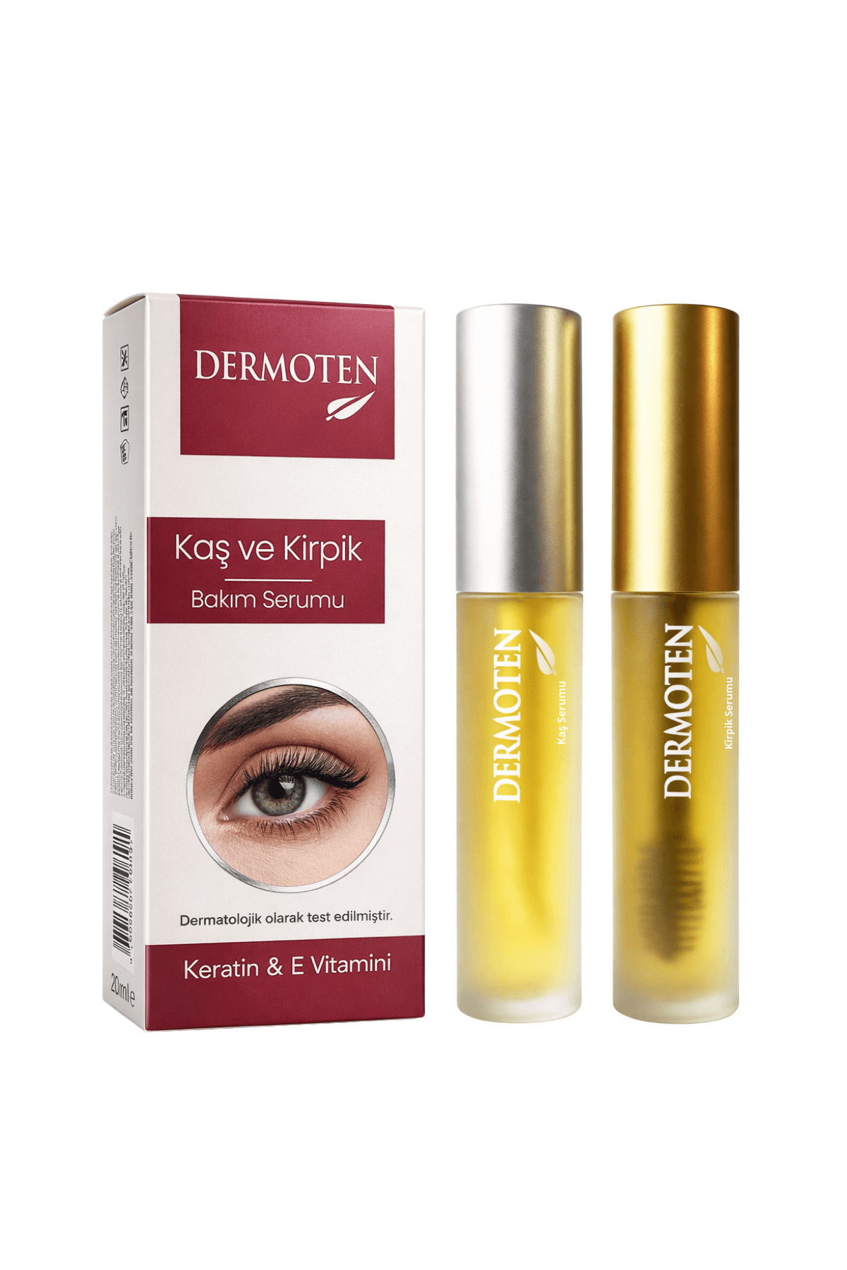 Dermoten Besleyici ve Güçlendirici Kaş Kirpik Serumu 20 ml