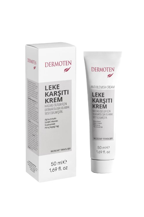 Dermoten Leke Kremi, Aydınlatıcı Leke Karşıtı Bakım Kremi 50 ml