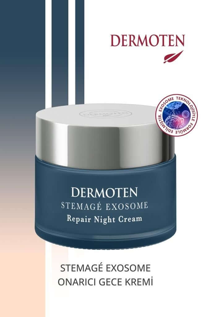 Dermoten StemAgé Eksozom Krem, Onarıcı Gece Kremi 50 ml (Exosome Repair Night Cream)