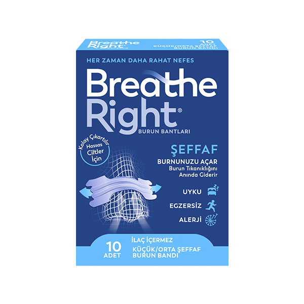 Breathe Right Şeffaf